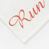 BoHoスカル水色カスタムフリースブランケット名 フリースブランケット (角)