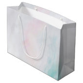 Bohoスカル蝶と花誕生日 ラージペーパーバッグ (裏面アングル)