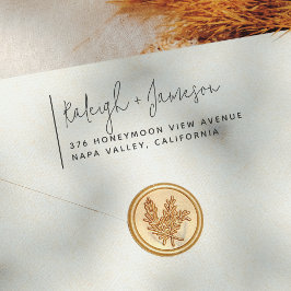 Bohoスクリプトシンプルタイポグラフィカップル名結婚の数 セルフインキングスタンプ