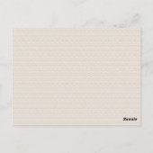 Bohoスクリプトベビーシャワーアドバイスカード ポストカード (裏面)