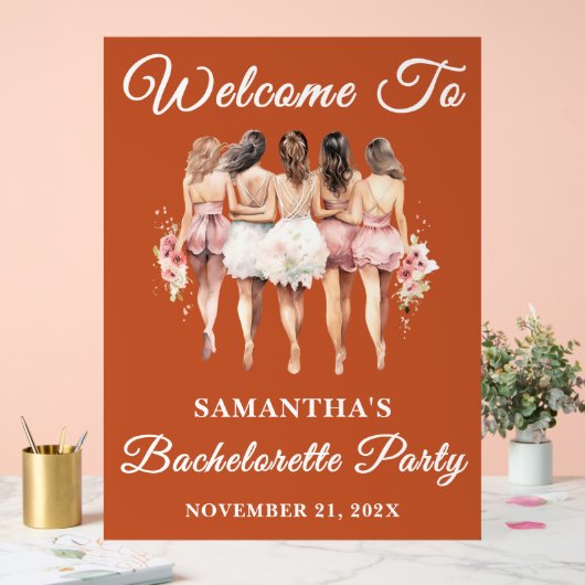 Bohoスクリプト秋バチェロレッテへようこそ アクリルサイン (ウェディング)