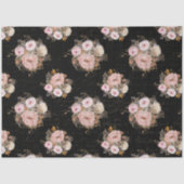 BOHOスクリプトEphemeraフローラ水の色の分離T 薄葉紙 (正面)