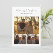 Bohoスクリプ素朴トメリースの家族写真 シーズンカード (スタンド正面)