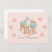 Bohoスクーター行く場所 ポストカード (正面/裏面)