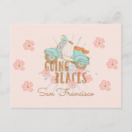 Bohoスクーター行く場所 ポストカード