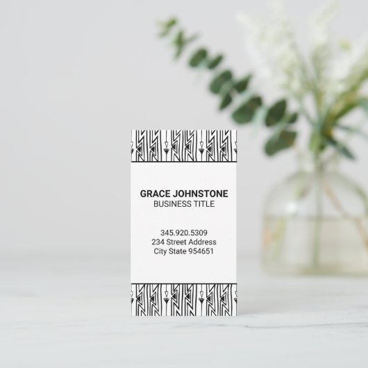 Bohoスタイルパターン 名刺 (スタンド正面)