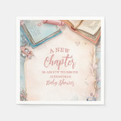 Bohoストーリーブックベビーシャワー スタンダードカクテルナプキン (正面)