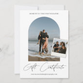 Bohoスナップミニマルショット写真撮影ギフトカード (正面)