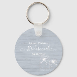 BOHOダスティブルードリフトウッドメイソン結婚ズ キーホルダー