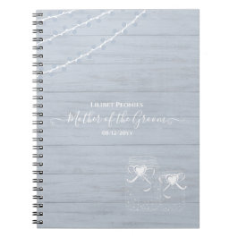 BOHOダスティブルードリフトウッドメイソン結婚ズ ノートブック