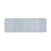 BOHOダスティブルードリフトウッドメイソン結婚ズ ラベル (正面)