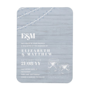 BOHOダスティブルードリフトウッドメ結婚イソンジャーズ マグネット