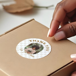 Bohoチェッカーボードパターンご注文ありがとうございます ラウンドシール