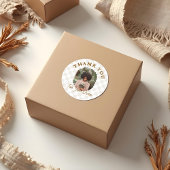 Bohoチェッカーボードパターンご注文ありがとうございます ラウンドシール