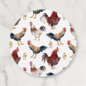 Bohoチキンベビーシャワー フェイバータグ (裏面)