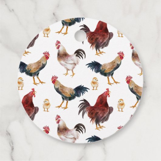 Bohoチキンベビーシャワー フェイバータグ (裏面)