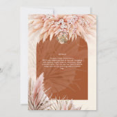 BOHOティーパーティーブライダルシャワーパンパスグラス (裏面)