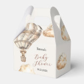 Bohoテディベアエアバルーンスカイクラウドフェイスボックス フェイバーボックス (正面サイド)