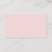 Bohoテディベアガールベビーシャワーおむつラッフル エンクロージャーカード (裏面)