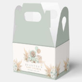 Bohoテディベアセージ緑Bearly待ちベビーシャワー フェイバーボックス (オープン)