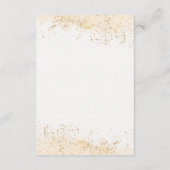 Bohoテディベアブルーベビーシャワーおむつラッフル エンクロージャーカード (裏面)