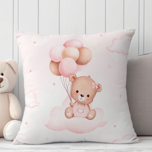 Bohoテディモダンベア赤ちゃんシャワーギフト赤ちゃん女の子 クッション