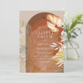 BOHOテラコッタパンパスグラス結婚ズ (スタンド正面)