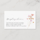 Bohoディスプレイシャワー囲いカード エンクロージャーカード (正面)