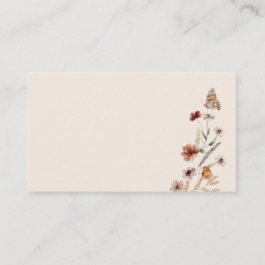 Bohoディスプレイシャワー囲いカード エンクロージャーカード (裏面)