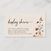 Bohoディスプレイシャワー囲いカード エンクロージャーカード (正面)