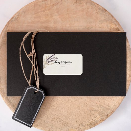 Bohoデザイモダンナー差出人住所ラベル ラベル