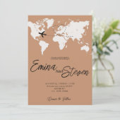 Bohoデスティネーションマップ結婚トラベル 招待状 (スタンド正面)