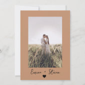 Bohoデスティネーションマップ結婚トラベル 招待状 (裏面)