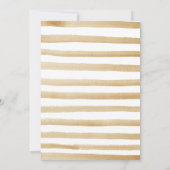 Bohoトライバルワイルドワンフローラ素朴ベビーシャワー 招待状 (裏面)