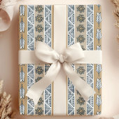 Bohoトライバル矢印パターン ラッピングペーパー