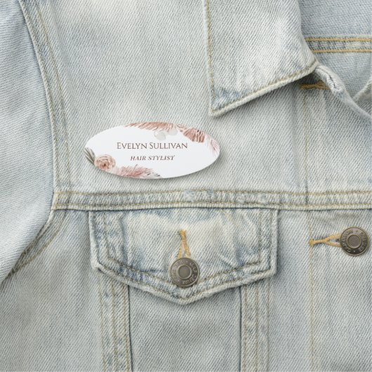 Bohoトロピカルネームタグ 名札 (インサイチュ)