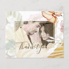 BOHOトロピカルパンパスグラス結婚ズ チラシ