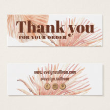 bohoトロピカルミニパッケージ挿入