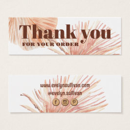 bohoトロピカルミニパッケージ挿入