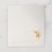 Bohoドライフラワーとパンパスグラス結婚ズの場所 プレイスカード (外部開封)