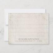 BOHOドリームキャッチャーが女の子のベビーシャワーに感謝 サンキューカード (裏面)