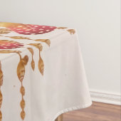 Bohoドリームキャッチャーピンク金ゴールドフローラ水彩 テーブルクロス (インサイチュ)