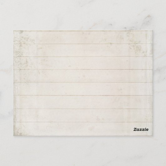 BOHOドリームキャッチャーフローラアドバイスガールベビーシャワー ポストカード (裏面)