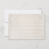 BOHOドリームキャッチャー羽毛ベビーシャワーをアドバイス 招待状 (裏面)