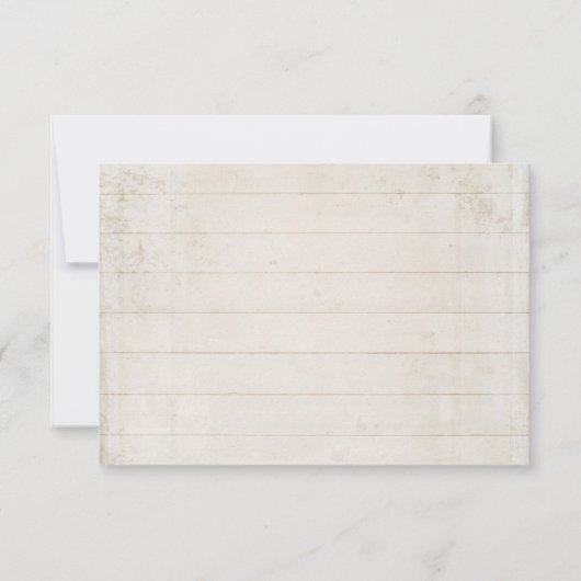 BOHOドリームキャッチャー羽毛ベビーシャワーをアドバイス 招待状 (裏面)