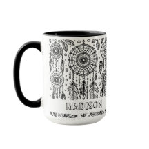 Bohoドリームキャッチャー羽毛色名