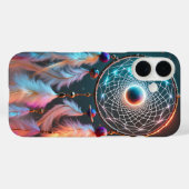 BohoドリームキャッチャーiPhone 16ケース Case-Mate iPhoneケース (裏面 (横))
