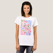Bohoナース要素聴診器ナース物 Tシャツ (正面フル)