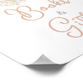 Bohoニュートラルカボチャ赤ちゃんシャワー本とギフト ポスター (角)