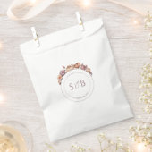 Bohoニュートラルフローラ優先バッグとモノグラム フェイバーバッグ (クリップ留めされた状態)